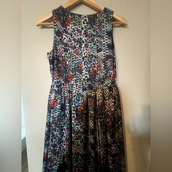 Cynthia Rowley Women’s Size 4 High Low Dress Multicolor Lattice Bouquet Print - Picture 8 of 14